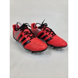 Adidas Predator Incurza SG‎ Rugby Boots Mens Sz 10 Red Black Silver Cleats